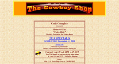Desktop Screenshot of codyscowboyshop.com